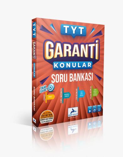 PARAF TYT GARANTİ KONULAR 3 FASİKÜL DEN. VİD.ÇÖZÜM