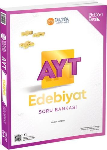 Üç Dört Beş 2022 Model AYT Edebiyat Soru Bankası %27 indirimli Müslüm 