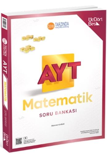 Üç Dört Beş 2022 AYT Matematik Soru Bankası %27 indirimli Mehmet Kıvra