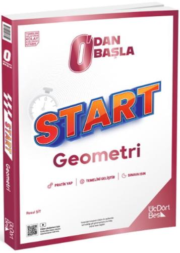 ÜçDörtBeş Yayınları Sıfırdan Başla Start Geometri ÜçDörtBeş Yayınları