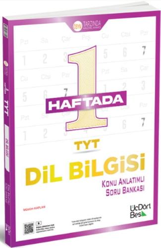ÜçDörtBeş Yayınları TYT 1 Haftada Dil Bilgisi Konu Anlatımlı Soru Bank