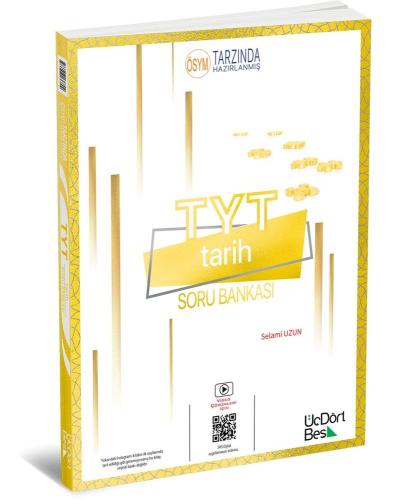 Üç Dört Beş 2022 TYT Tarih Soru Bankası %27 indirimli Selami Uzun
