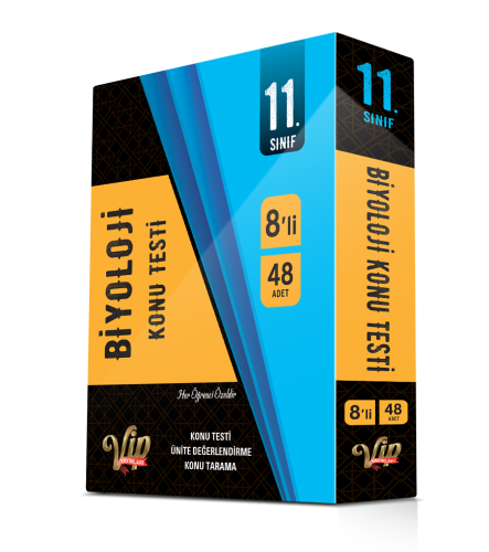 VİP 11.SINIF BİYOLOJİ KUTU TESTİ    (8 Öğrencilik)