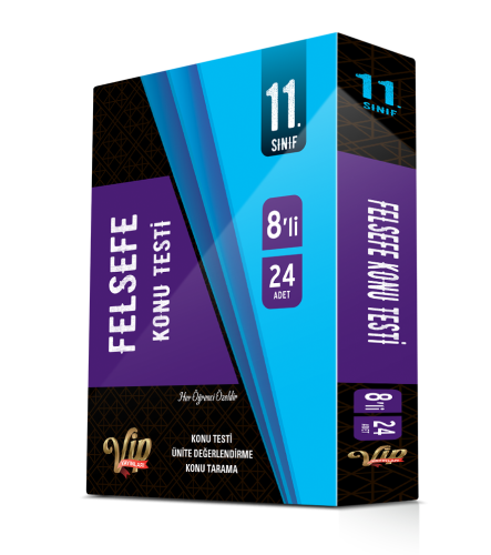 VİP 11.SINIF FELSEFE KUTU TESTİ     (8 Öğrencilik)