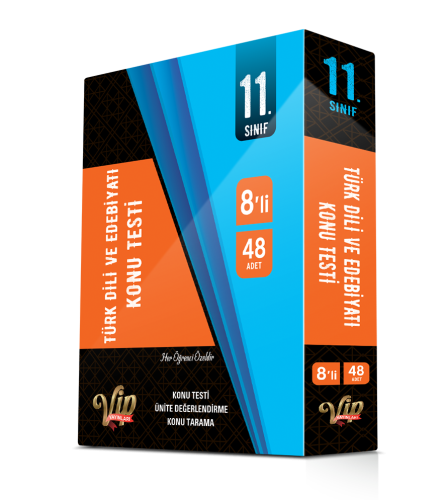 VİP 11.SINIF TÜRKDİLİ EDEB.KUTU TEST(8 Öğrencilik)
