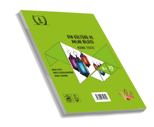 VİP 6.SINIF DİN K.AHLAK B.KUTU TEST (8 Öğrencilik)