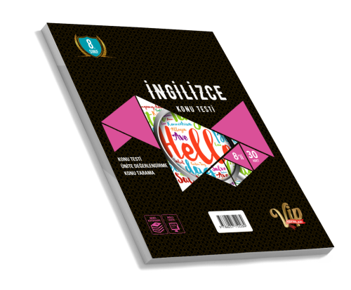 VİP 8.SINIF İNGİLİZCE  KUTU TESTİ   (8 Öğrencilik)