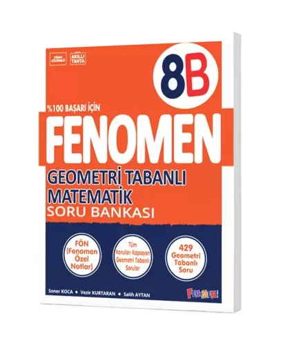 8 FENOMEN GEOMETRİ TABANLI MATEMATİK (B) SORU BANKASI