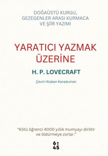 Yaratıcı Yazmak Üzerine H. P. Lovecraft