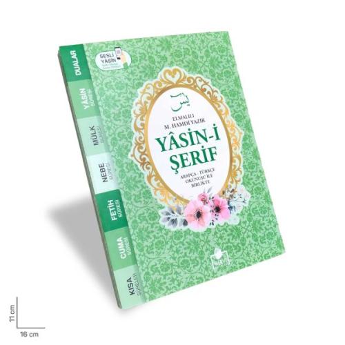 Yasin-i Şerif Arapça Türkçe Okunuşu ile Birlikte Yeşil Kapak Çanta Boy