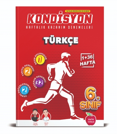 Newton Yayınları 6. Sınıf Türkçe Kondisyon Haftalık Kazanım Deneme