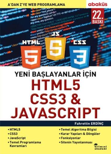 Yeni Başlayanlar İçin HTML5, CSS3 ve Javascript - A ’Dan Z’Ye Web Prog