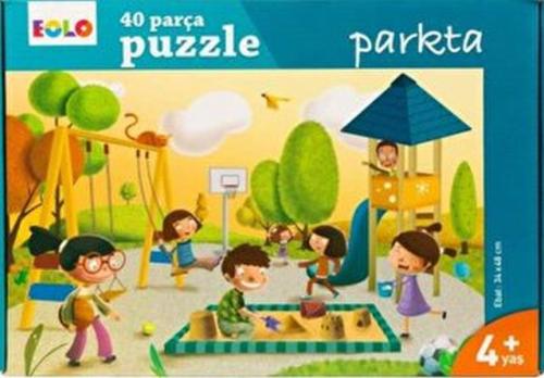 Yer Puzzle-40 Parça Puzzle - Parkta