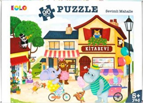 Yer Puzzle-96 Parça Puzzle - Sevimli Mahalle