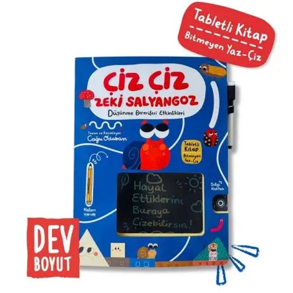 Çiz Çiz Zeki Salyangoz - Düşünme Becerileri Etkinlikleri Kolektif